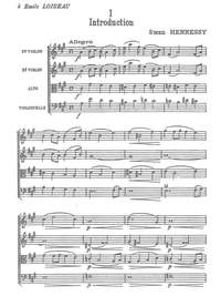 Hennessy, Swan: Troisième quatuor à cordes op. 61 for two violins, viola and cello