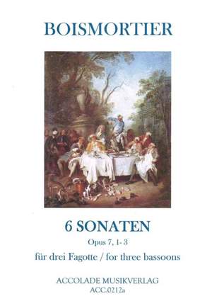 Joseph Bodin de Boismortier: 6 Sonaten op.7 Heft 1 [F/d/C]
