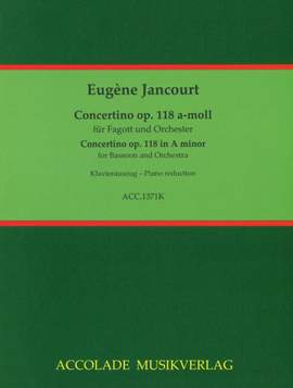 Eugène Jancourt: Concertino a-moll op. 118