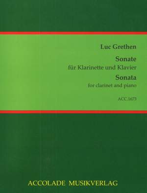 Luc Grethen: Sonate für Klarinette und Klavier