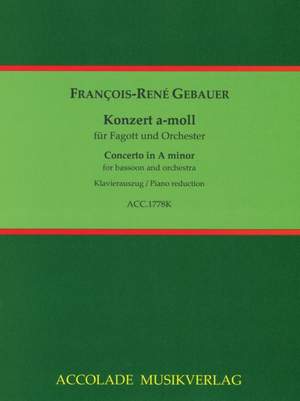 François-René Gebauer: Fagottkonzert a-moll Nr. 3