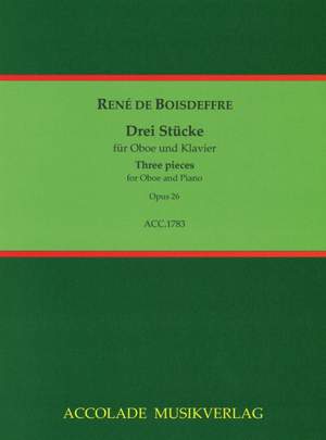 René De Boisdeffre: 3 Stücke op. 26