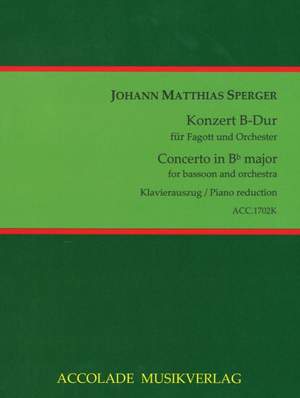 Johannes Sperger: Fagottkonzert B-Dur