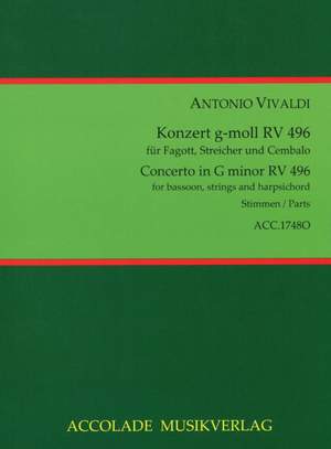 Antonio Vivaldi: Konzert RV 496 g-moll
