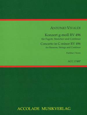 Antonio Vivaldi: Konzert RV 496 g-moll