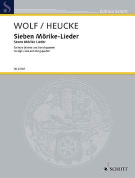 Wolf, H P J: Sieben Mörike-Lieder