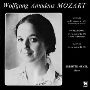 Mozart: Piano Sonata No. 17 in F Major, K. 547a - 6 Variations on 'Salve tu, Domine' in F Major, K. 398 - Piano Sonata No. 11 in A Major, K. 331