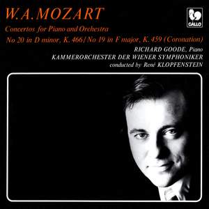 Mozart: Piano Concerto No. 20 in D Minor, K. 466 - Piano Concerto No. 19 in F Major, K. 459 Product Image