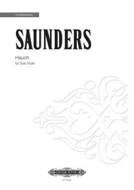 Saunders, Rebecca: Hauch (violin solo)
