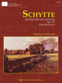 Schytte, Ludwig: 16 Recital Etudes Op.58 (piano)