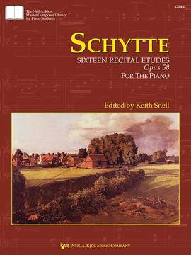 Schytte, Ludwig: 16 Recital Etudes Op.58 (piano)