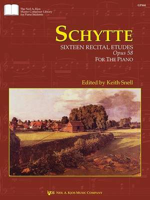 Schytte, Ludwig: 16 Recital Etudes Op.58 (piano)