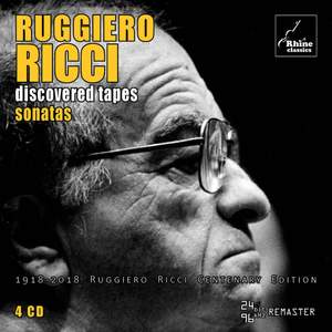 Ruggiero Ricci - Discovered Tapes - Sonatas