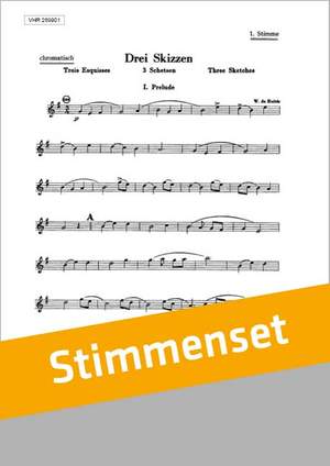 de Ruitér, W: Drei Skizzen