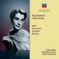 Lieder Recital: Wolf, Schumann, Schubert, Brahms