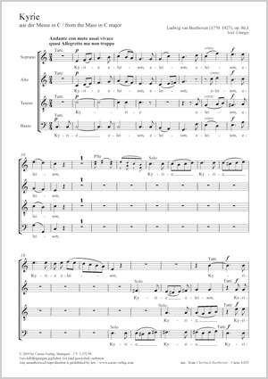 Beethoven: Kyrie op. 86,1 (C major)