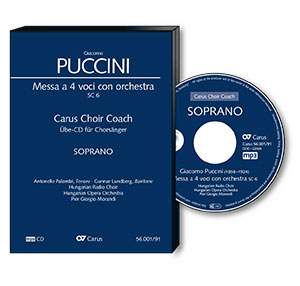 Puccini: Messa a 4 voci con orchestra. Carus Choir Coach SC 6