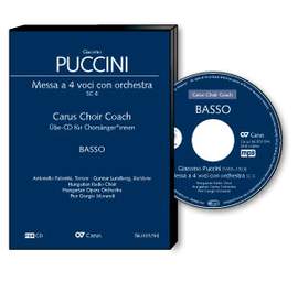 Puccini: Messa a 4 voci con orchestra. Carus Choir Coach SC 6