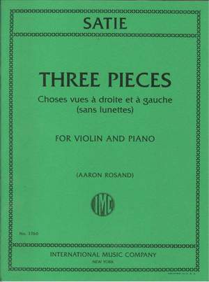 Eric Satie: Three Pieces