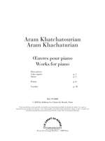 Aram Il'yich Khachaturian: Oeuvres pour Piano Product Image