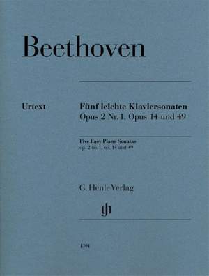 Beethoven, L v: Five Famous Piano Sonatas