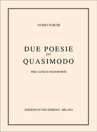 Guido Turchi: Due Poesie Di Quasimodo