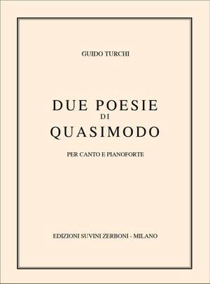Guido Turchi: Due Poesie Di Quasimodo