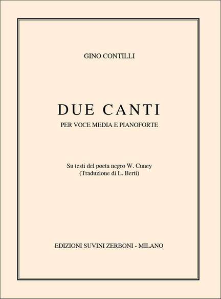 Gino Contilli: Due Canti