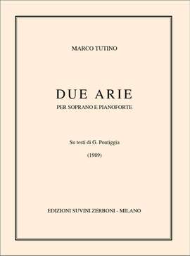 Marco Tutino: Due Arie