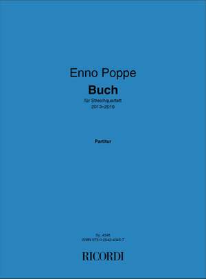 Enno Poppe: Buch