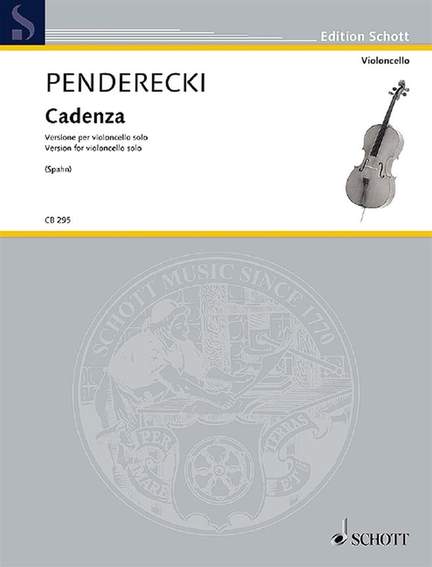 Penderecki, K: Cadenza