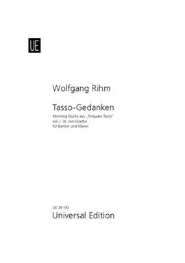 Rihm W: Tasso-Gedanken