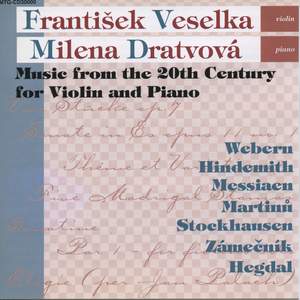 Music from the 20th Century for Violin and Piano