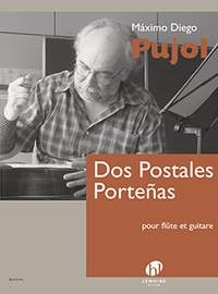 Pujol, Maximo-Diego: Dos Postales Portenas (flute and guitar)