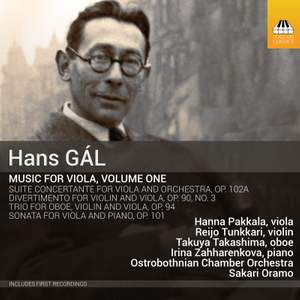 Hans Gál: Music for Viola