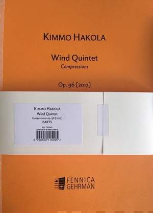 Kimmo Hakola: Wind Quintet Op. 96 Compressions