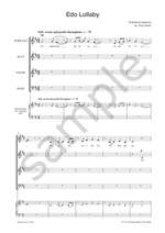 Traditional: Edo Lullaby (SATB) Product Image