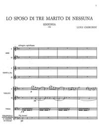 Cherubini, Luigi: Lo Sposo di tre Marito di Nessuna, overture