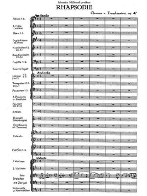 Franckenstein, Clemens von: Rhapsodie Op. 47