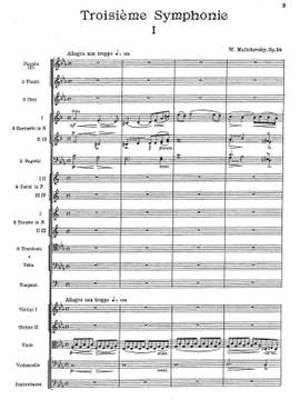 Maliszewski, Witold: Symphony No. 3, Op. 14 in C minor