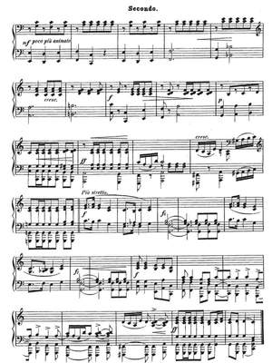 Kjerulf, Halfdan: Polonaise C major op. 13 for piano four hands