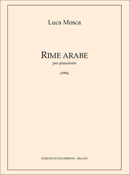 Luca Mosca: Rime Arabe
