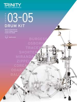 Trinity College Drum Kit 2020-2023 Grades 3-5