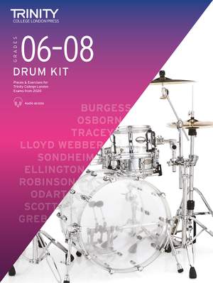 Trinity College Drum Kit 2020-2023 Grades 6-8