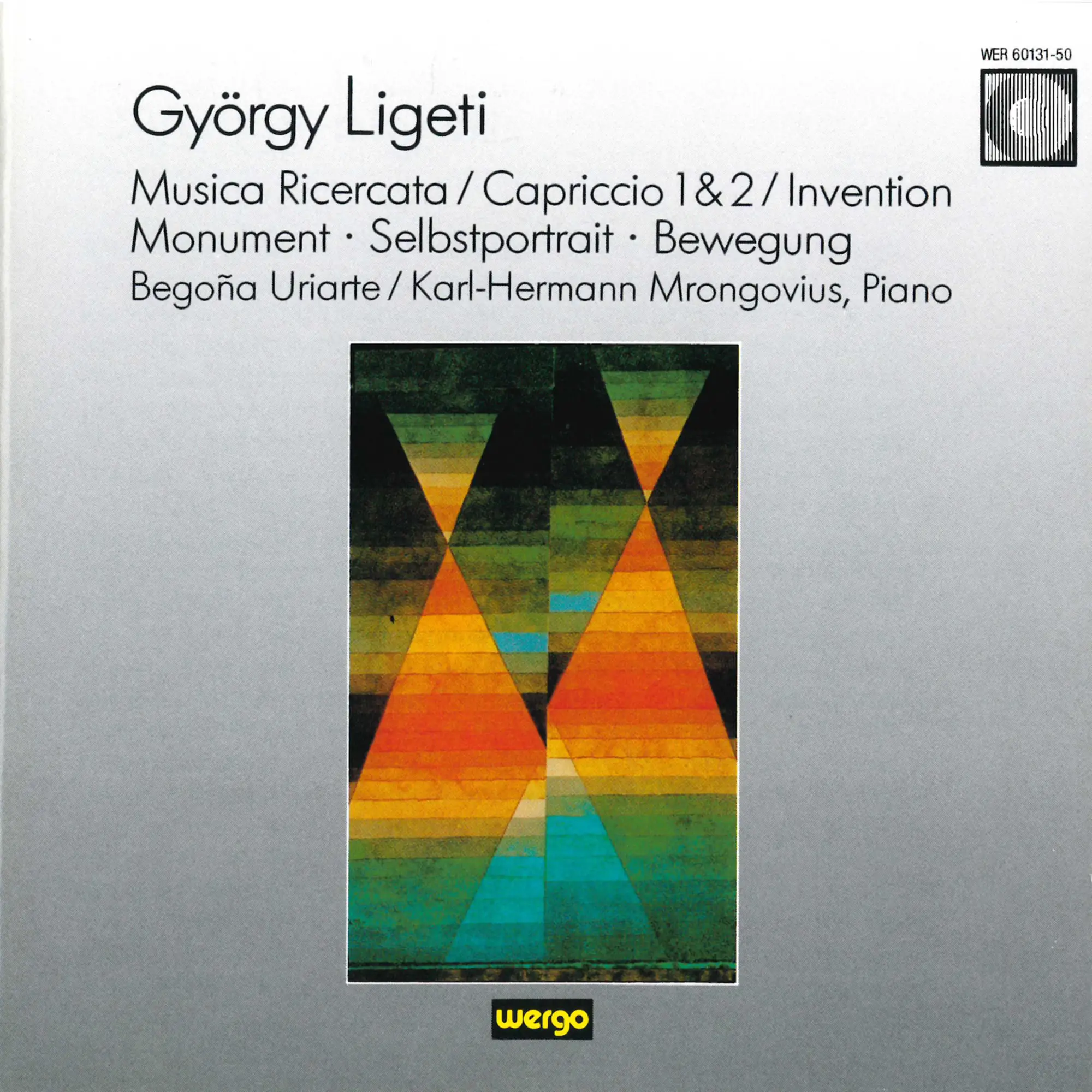 Ligeti:musica Ricercata - Wergo: WER60131-50 - CD or download