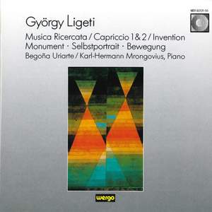 リゲティ ムジカ リチェルカータ WERGO Ligeti:musica Ricercata - Wergo: WER60131-50 - CD or