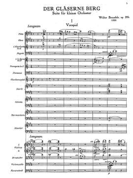 Braunfels, Walter: Der gläserne Berg, op. 39b, Orchestral Suite