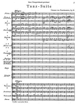 Franckenstein, Clemens von: Tanz-Suite op.36