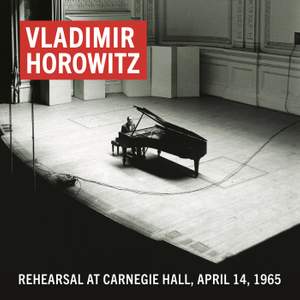 Vladimir Horowitz Rehearsal at Carnegie Hall, April 14, 1965