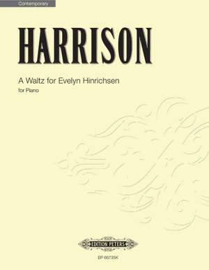Harrison, Lou: A Waltz for Evelyn Hinrichsen